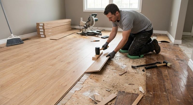 Laminate Floor Installation in Hudson County, NJ