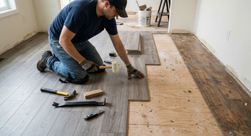 Laminate Floor Replacement in Huntington, NY