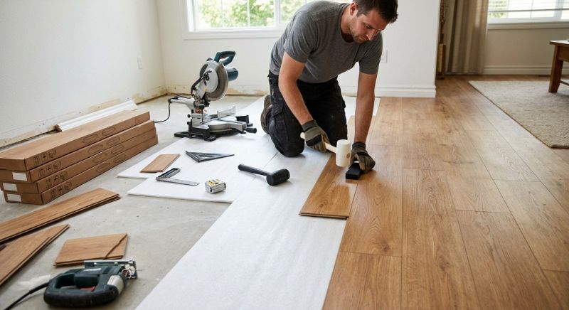 Laminate Floor Replacement in Mahwah, NJ