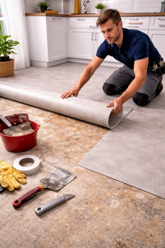 Linoleum Floor Installation in Mahwah, NJ