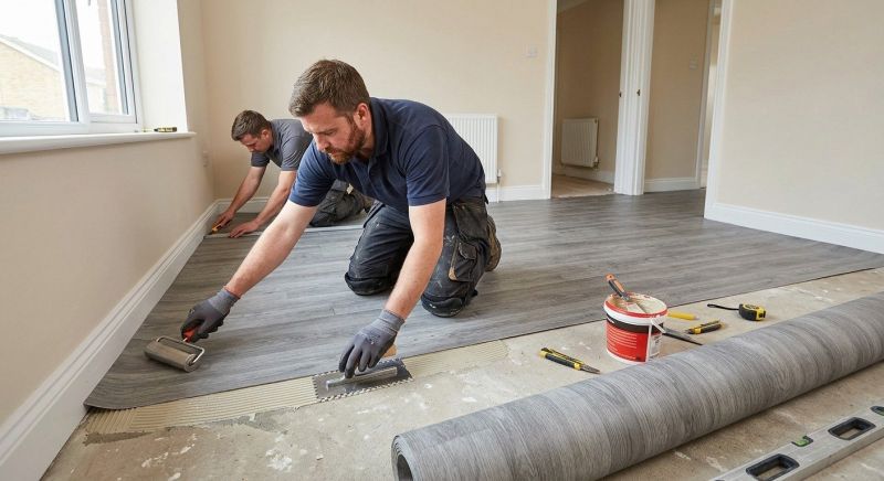 Sheet Linoleum Installation in Queens County, NY